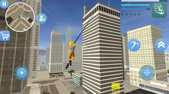 Imagen 1 para Stickman Sponge Rope Hero…