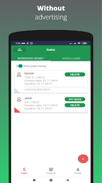 Imagen 3 para My Debt - Keep track of m…