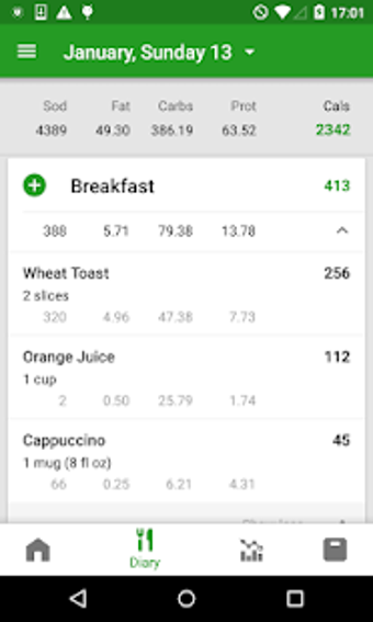 Imagen 1 para Calorie Counter by FatSec…