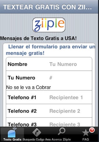 Imagen 0 para Free Texting in Spanish