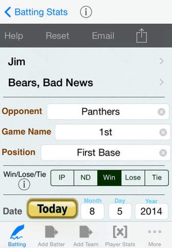 Imagen 0 para Batting Tracker : Basebal…