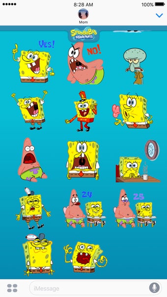 Image 0 for SpongeBob Stickers!