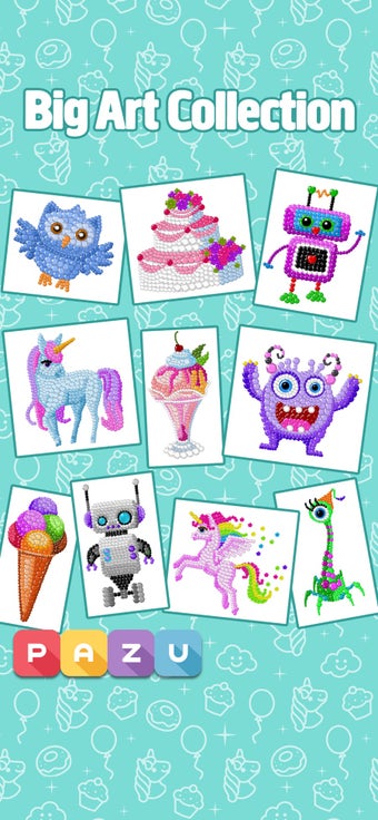 Imagen 1 para Color by Number rainbow -…