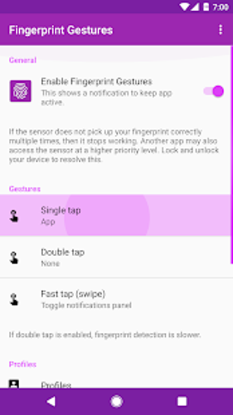Image 0 for Fingerprint Gestures