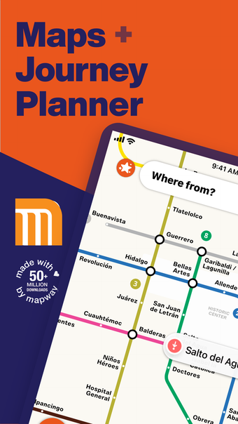 Imagen 0 para Mexico City Metro Map and…