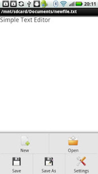 Image 0 for Simple Text Editor