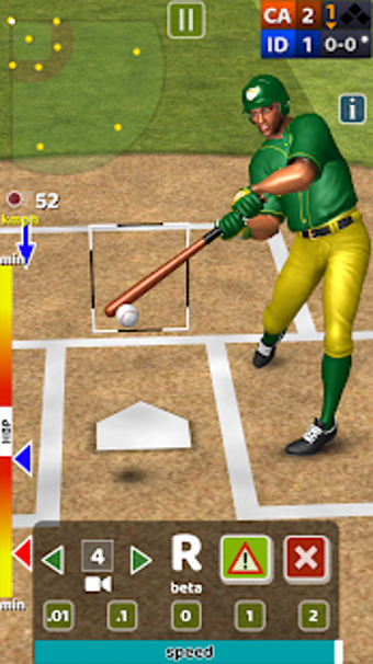 Imagen 0 para Baseball Game On - a base…