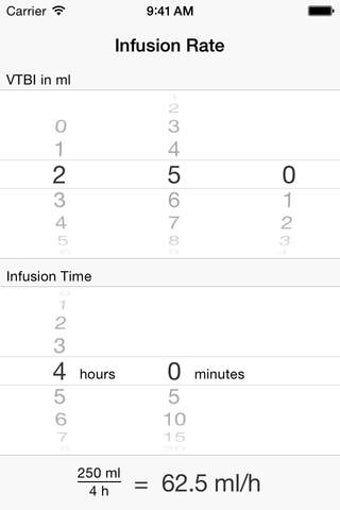 Image 0 for Infusion Rate