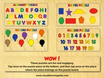Imagen 0 para Wooden Puzzles Set 1