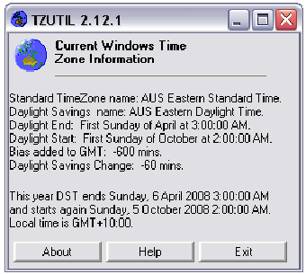 Imagen 0 para Time Zone Utility