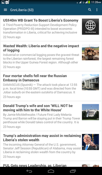 Imagen 2 para Liberian News App