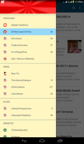 Imagen 3 para Liberian News App