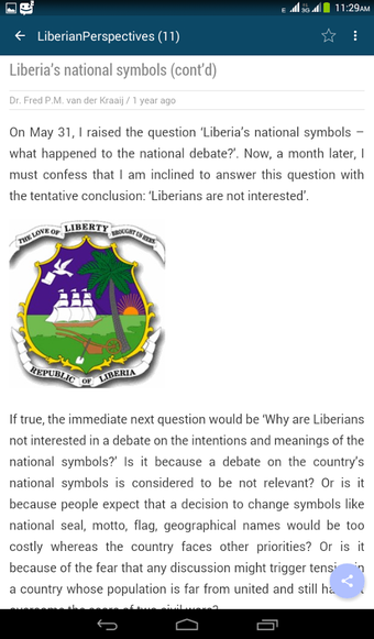 Imagen 1 para Liberian News App