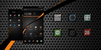 Imagen 0 para Black Carbon Fiber Theme
