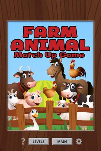Imagen 0 para Farm Animal Match Up Game…