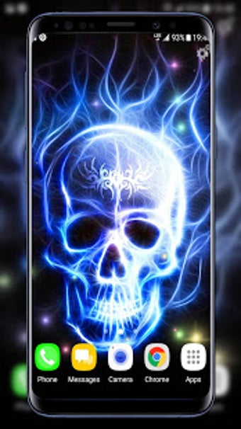 Imagen 2 para Skulls Live Wallpaper