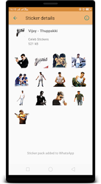 Imagen 1 para Vijay WAStickerApps : Tam…