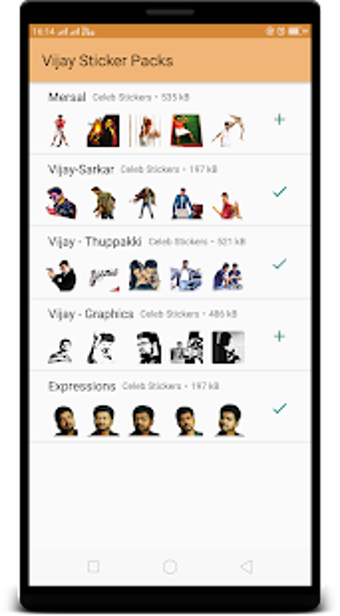 Image 2 for Vijay WAStickerApps : Tam…