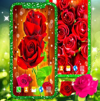Imagen 3 para Red Rose Live Wallpaper  …