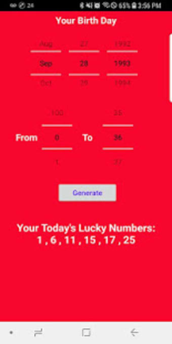 Image 0 for Daily Lucky Numbers Gener…