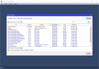 Imagen 1 para NuGet Package Explorer fo…