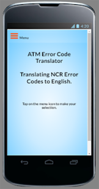 Image 0 for ATM Error Code Translator…