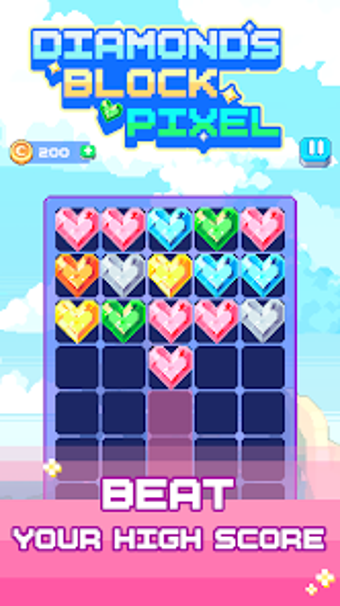 Image 0 for Diamonds Block Pixel