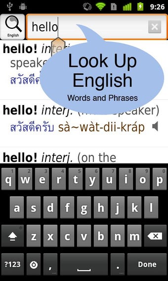 Imagen 0 para Thai <> English Dictionar…