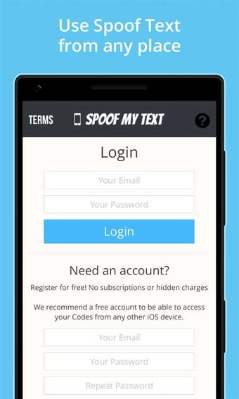 Image 1 for Spoof Text Message for Wi…