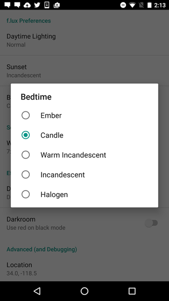 Image 1 for f.lux (preview, root-only…