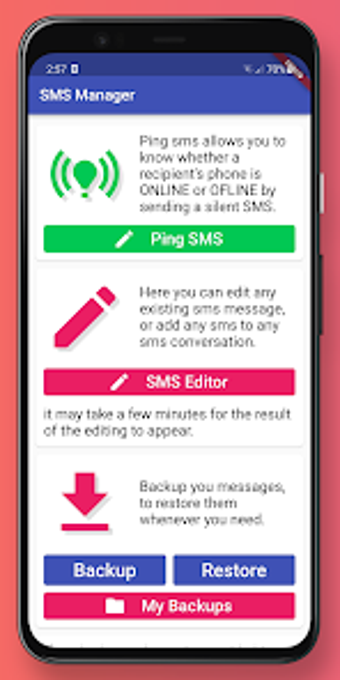 Image 0 for SMS Editor Fake SMS Ping …