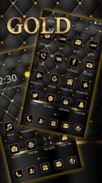 Imagen 1 para Gold Black Luxury Busines…