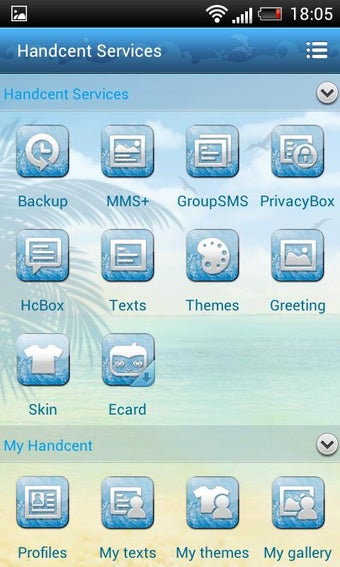 Imagen 1 para Handcent 5 Skin Summer Ti…