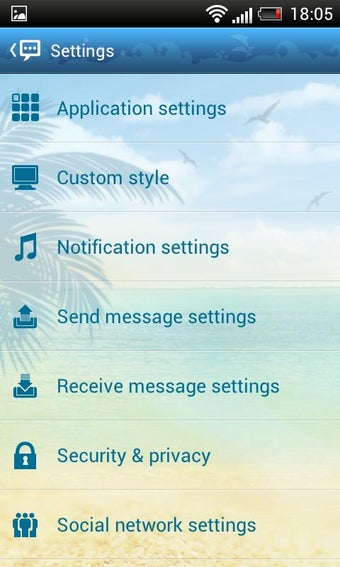 Imagen 3 para Handcent 5 Skin Summer Ti…