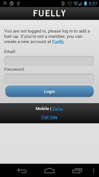 Imagen 0 para Fuelly Web App