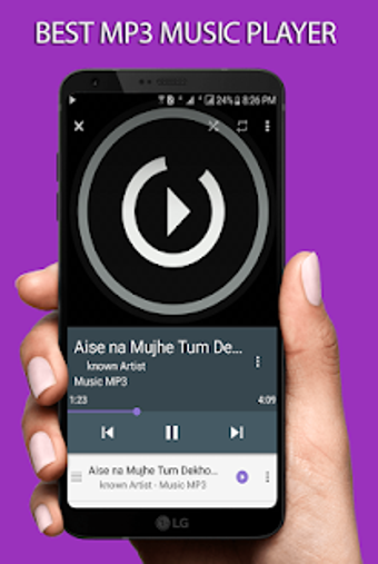 Imagen 1 para Mp3 Music Player (Equiliz…
