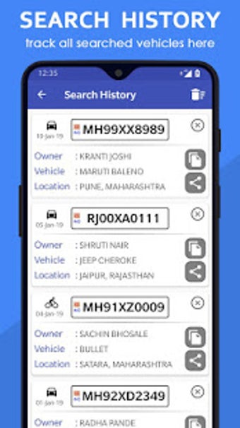 Image 3 for Vehicle Owner Details Ind…