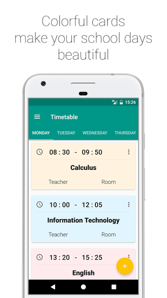 Image 1 for Timetable