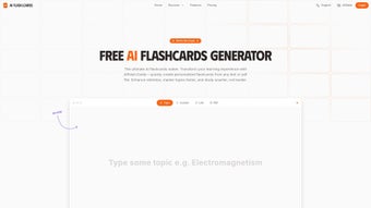 Imagen 0 para AI Flashcards Generator