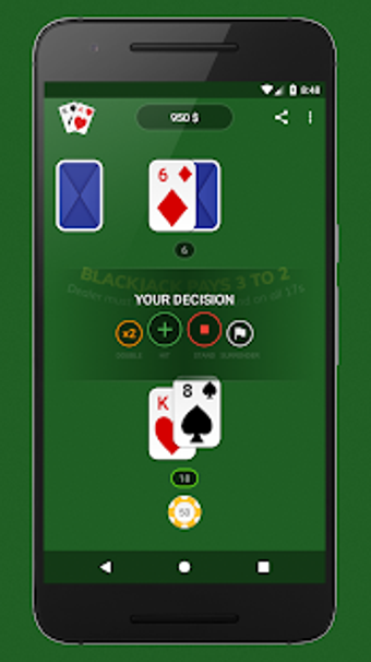 Imagen 1 para Blackjack - Free & Offlin…