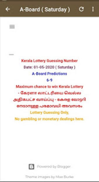 Image 3 for Kerala Lottery A Board Gu…