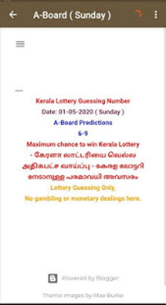 Imagen 1 para Kerala Lottery A Board Gu…