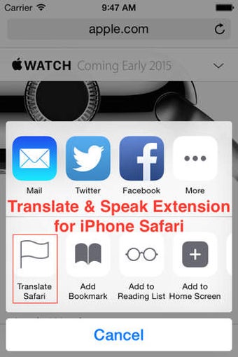 Image 0 for TranslateSafari - Transla…