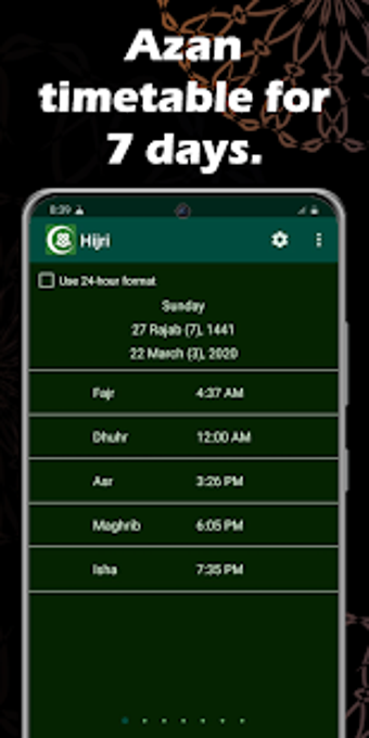 Imagen 2 para Hijri - Islamic Widget & …