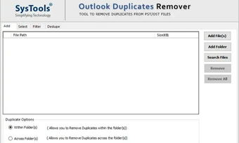 Imagen 0 para SysTools Outlook Duplicat…
