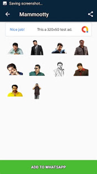 Imagen 1 para Mammootty stickers for wh…