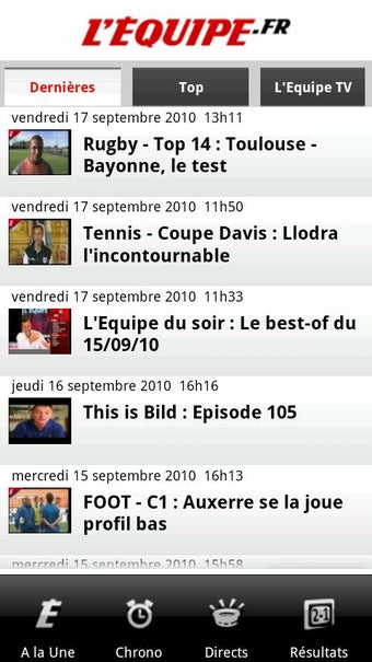 Imagen 0 para L'Equipe.fr