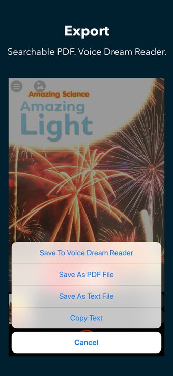Image 0 for Voice Dream Scanner