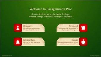 Imagen 1 para Backgammon Pro for Window…