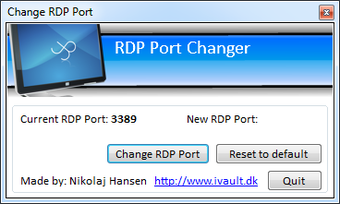 Image 0 for RDP Port Changer